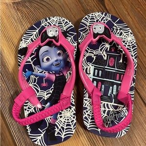 Size 5/6 Vampirina flip flops